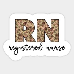 RN Nurse Sticker